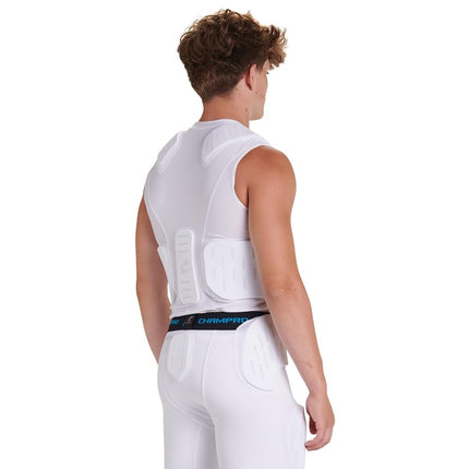 CHAMPRO Unisex-Adult Formation Compression Jersey White