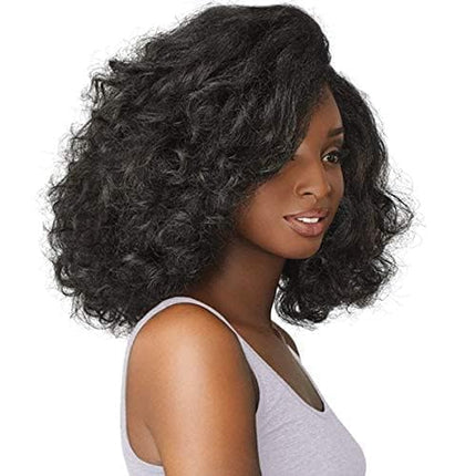 Sensationnel Synthetic Hair Half Wig Instant Weave Curls Kinks & Co BOSS LADY (1B)