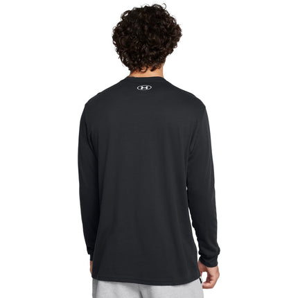 Under Armour Men's Project Rock Brahma Bull Long Sleeve, (003) Black / White / White, Medium