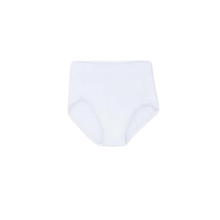 Capezio Big Girls' Brief, White, 10-12
