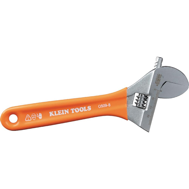 KLEIN TOOLS O5098 Adjustable Wrench, Extra-Wide Ja