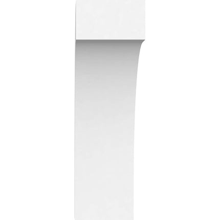 Ekena Millwork BRCP03X12X12HTG PVC Brace, 3" W D x 12" H, White