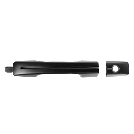 TRQ Door Handle Front Outer Smooth Black Driver Si