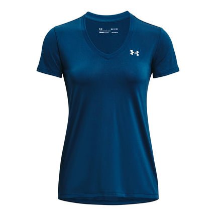 Camiseta Under Armour Tech sólida para mujer, azul, talla XS