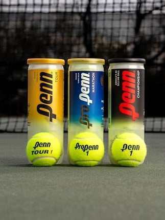 Penn Championship Extra Duty Felt Tennis Balls - 6 Cans, 18 Balls