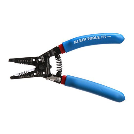 Klein Tools 11057 Wire Cutter/Wire Stripper, Heavy Duty Wire Cutter Stripper for 20-30 AWG Solid Wire and 22-32 AWG Stranded Wire