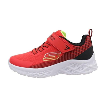 Skechers Boys' Microspec II Zovrix Trainer, Red, 1