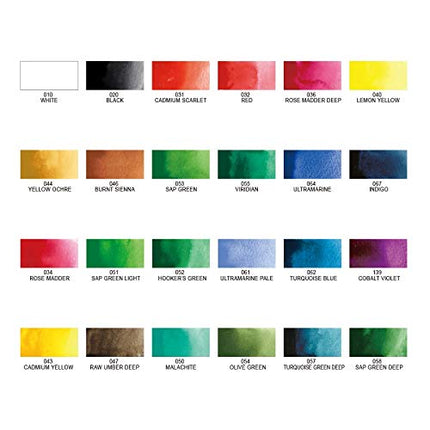Kuretake MC20/24V Gansai Tambi 24 Colours Watercolor Paint Set