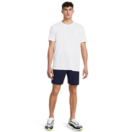 Under Armour Men's Launch Run 7 Inch Unlined Shorts, (411) Midnight Navy/Midnight Navy/White, Large