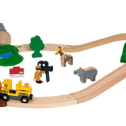 BRIO World Safari Adventure Train Set for Kids Age