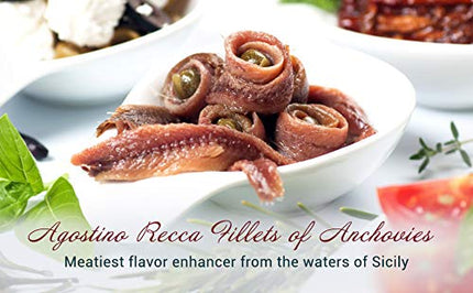AgostinoRecca "Agostino Recca" Fillets of Anchovies 8.1 Oz