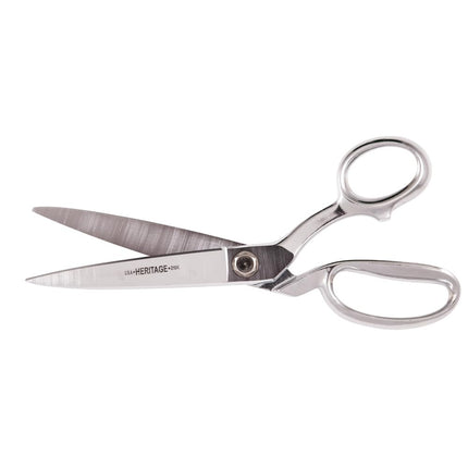 Klein Tools G210K Bent Trimming Scissors with Knife Edge, 10"