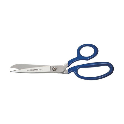 Klein Tools 208LR-BLU-P Bent Trimmer with Large Ring, Blue Coating, 9-Inch