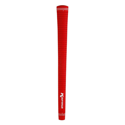 Karma Velour Red Jumbo (+1/16") Golf Grips (9 Pack)