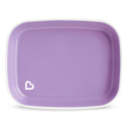Munchkin� Splash� 4 Piece Toddler Plates, Pink/Purple