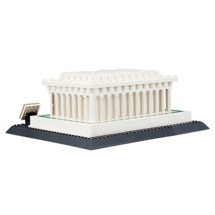 APOSTROPHE Games Juego de construcción Lincoln Memorial (979 piezas) Washington D.C. Modelo de la famosa serie de monumentos del Lincoln Memorial para niños y adultos