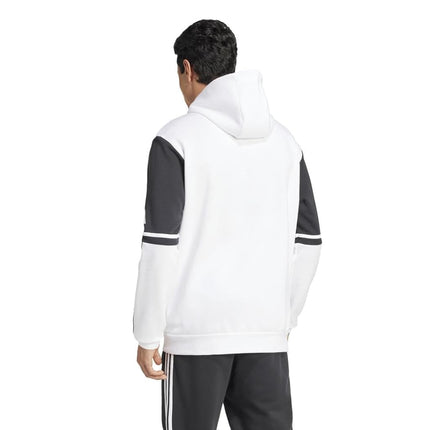 adidas Men's Hoodie, White/Opulent Garden, XL