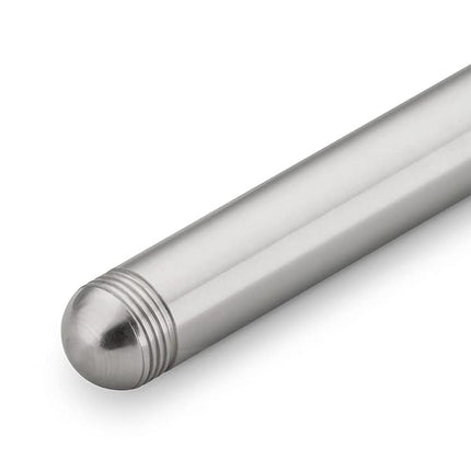 Kaweco LILIPUT Fountain Pen Stainless Steel I Premium Stainless Steel Fountain Pen for Ink Cartridges 12.5 cm I Nib: F (Fine)