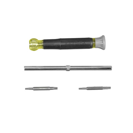 Precision Electronics Screwdriver 4-in-1, Torx, Spin Top, Cushion Grip, Industrial Strength Bits Klein Tools 32585