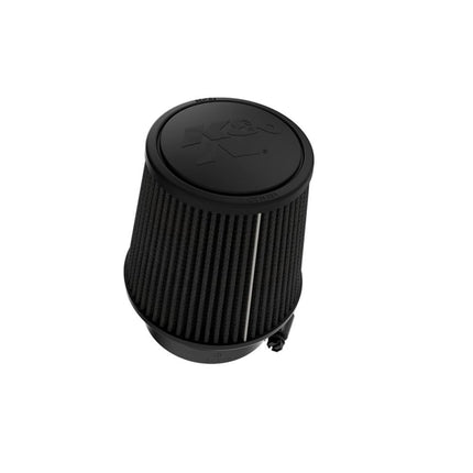 Filtro de aire cónico universal K&N Dryflow negro, brida de 102 mm, base de 152 mm, parte superior de 117 mm, altura de 152 mm (RU-3113HBK)