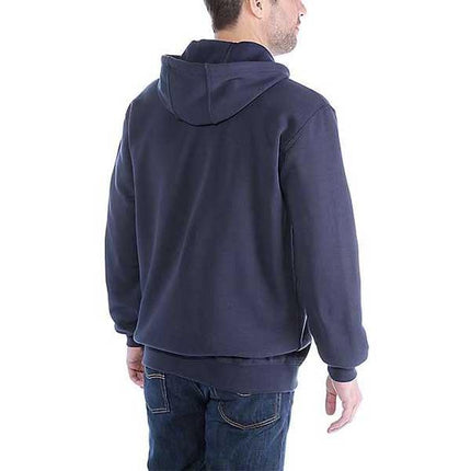 Carhartt Men's Big & Tall Rain Defender Paxton Heavyweight Hooded Sweatshirt - Blue -
