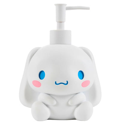 Cinnamoroll Soap Dispenser - Lotion/Hand Sanitizer Resin Pump Dispenser, 12 Ounces, Hard Bathroom Décor, (100% Officially Licensed Product) by Franco Collectibles