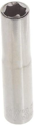 CRAFTSMAN Deep Socket, SAE, 1/4-Inch Drive, 9/32-Inch, 6-Point (CMMT43574),Full Polish