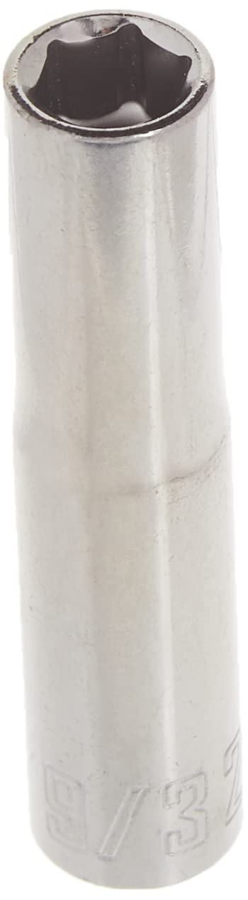 CRAFTSMAN Deep Socket, SAE, 1/4-Inch Drive, 9/32-Inch, 6-Point (CMMT43574),Full Polish
