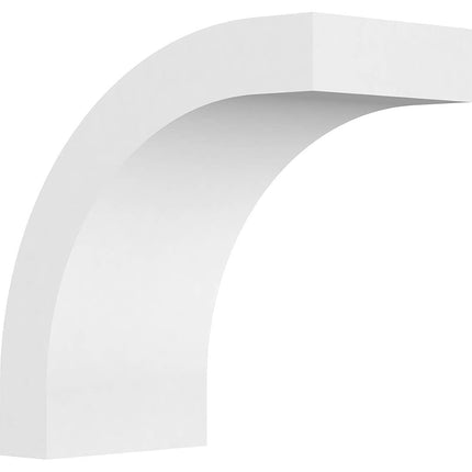 Ekena Millwork BRCP05X10X10HTG PVC Brace, 5" W D x 10" H, White