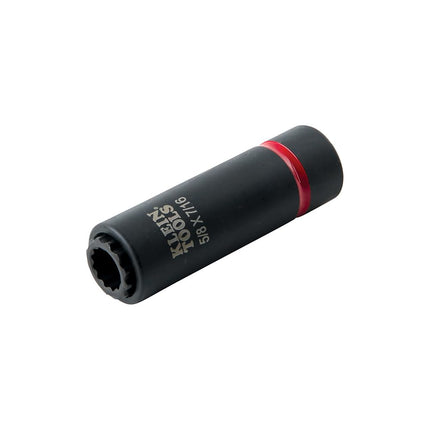 Klein Tools 66012 2-in-1 Impact Socket with 12-Point Deep Sockets, Coaxial Spring Loaded in 5/8- and 7/16-Inch Sizes