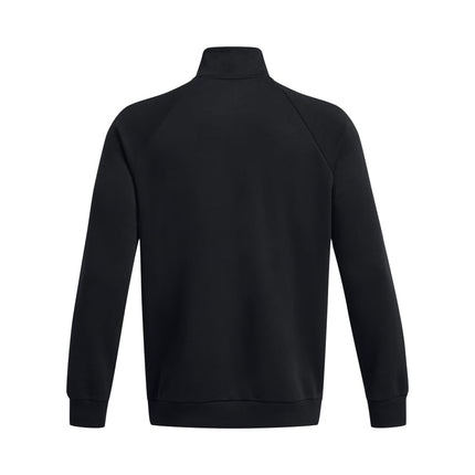 Under Armour Men's Rival Fleece Quarter Zip Sweatshirt, (001) Black / / White, M