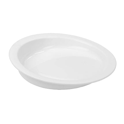 Sammons Preston Hi-Lo Scoop Plate, 9" Scooped Dish