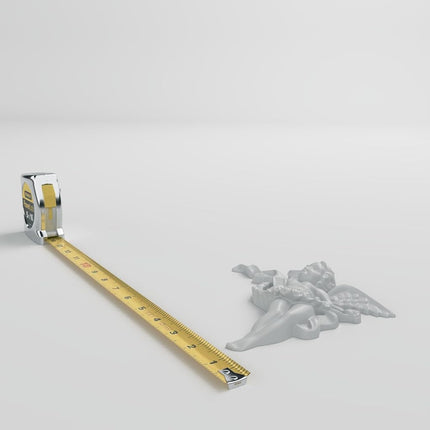 Ekena ONL05X06X01AN-R 5 W x 6 5/8" H x 1 1/8" P Angel Onlay, Right, Primed