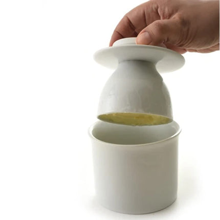 Norpro Porcelain White Butter Keeper