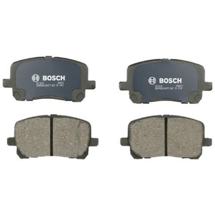 BOSCH BC923 QuietCast Premium Ceramic Disc Brake Pad Set - Compatible with Select Pontiac Vibe; Toyota Corolla, Matrix; FRONT
