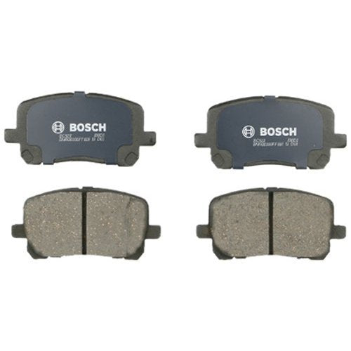 BOSCH BC923 QuietCast Premium Ceramic Disc Brake Pad Set - Compatible with Select Pontiac Vibe; Toyota Corolla, Matrix; FRONT