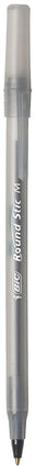 Bolígrafos BiC PENS paquete grande a granel de 240 bolígrafos de tinta, bolígrafos Bic Round Stic Xtra Life de punta mediana de 1.0 mm, 120 bolígrafos negros y 120 bolígrafos azules en un paquete combinado
