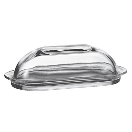 Anchor Hocking Presence Glass Butter Dish with Cover Set of 2