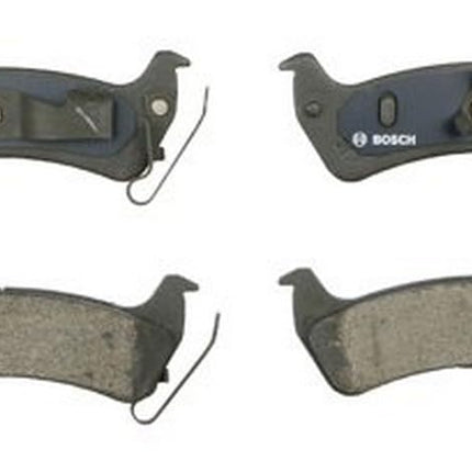 Bosch BP666 QuietCast Premium Semi-Metallic Disc Brake Pad Set For 1994-1998 Jeep Grand Cherokee; Rear