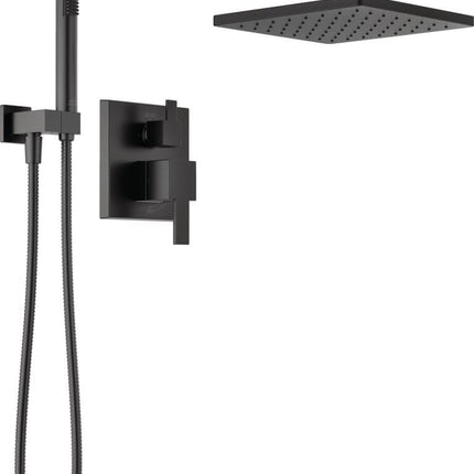 Delta 342701-BL Modern Shower System, Matte Black