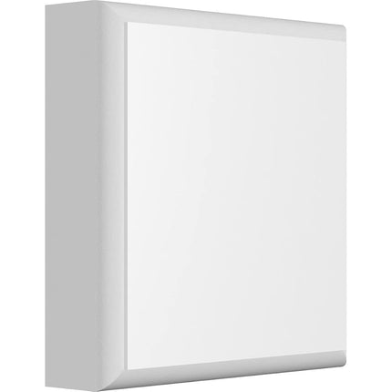 Ekena Millwork ROSP040X040X100SDG05 Standard Sedgwick Rosette With Rounded Edge, 4"W x 4"H x 1"P