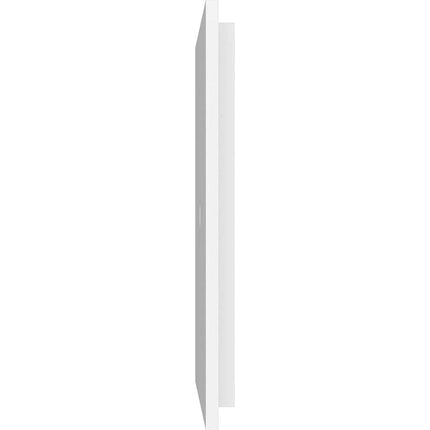 26"W x 13"H x 1"ID x 9"C x 1"P Rectangle Architectural Grade PVC Contemporary Ceiling Medallion, Two Piece