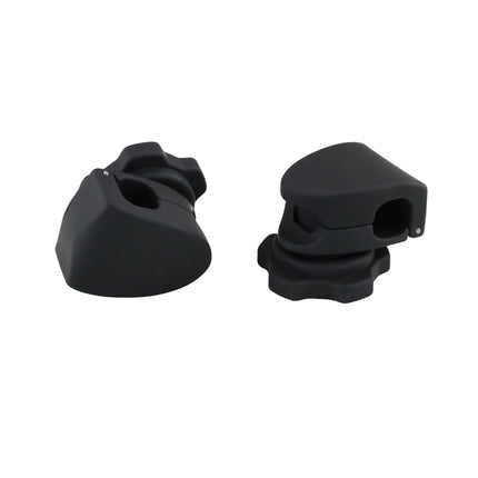 Football Visor Clips Replacement for Football Visor Helmet Clips - Universal Fit (1 Pair) (Black)
