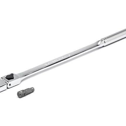 GearWrench 81030 1/4" Drive 72-Tooth Quick Release Locking Flex Slim Head Ratchet 12"