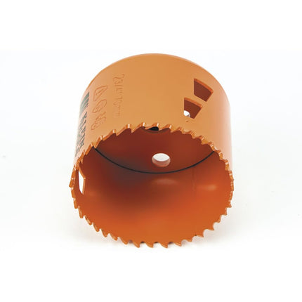 Klein Tools 31944 Bi-Metal Hole Saw, 2-3/4-Inch for Cutting Stainless Steel, Mild Steel, Drywall, Wood and Plastic, with Easy Slug Removal