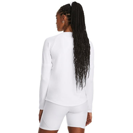 Camiseta Under Armour de Béisbol para Mujer, (101) Blanco / / Gris Moderado, Grande