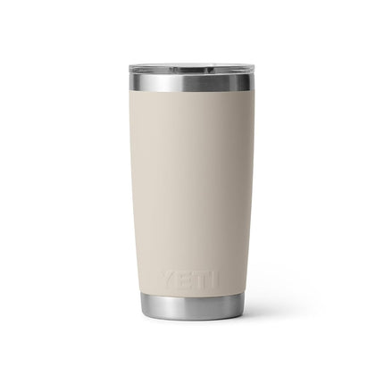 YETI Rambler 20 oz Tumbler, Stainless Steel, Vacuum Insulated with MagSlider Lid, Cape Taupe