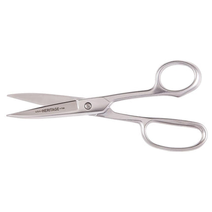Klein Tools G758HC Scissors, Made in USA, Utility Shear for Use in Poultry and Other Sanitary Environments, Stainless Steel, 8-Inch