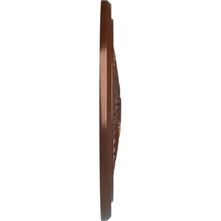 Ekena Millwork CM22TNCPS 22"OD x 1 3/4"P Trinity Ceiling Medallion Fits Canopies Up To 3", Copper Penny