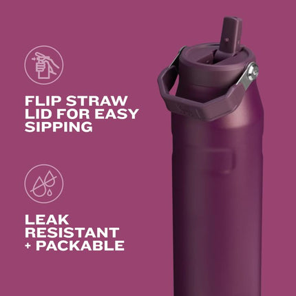 Stanley Botella IceFlow Aerolight con Pajita Abatible 2.0 16 oz Frost